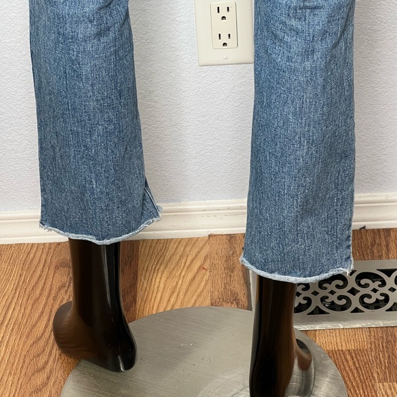 Forever 21 Distressed Skinny Jeans with Raw Chainlink Hem Sz S - Picture 4 of 7